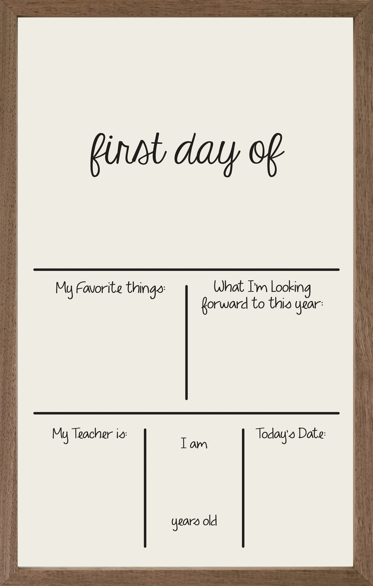 Whiteboard Simple First Day Of whiteboards Kendrick Home